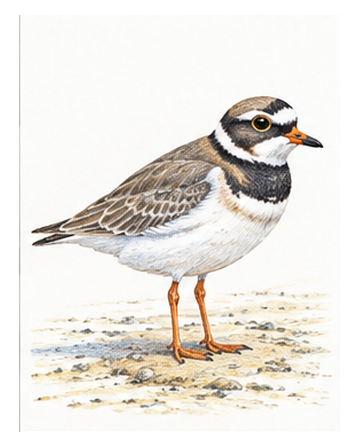 Sandregenpfeifer (Charadrius hiaticula)