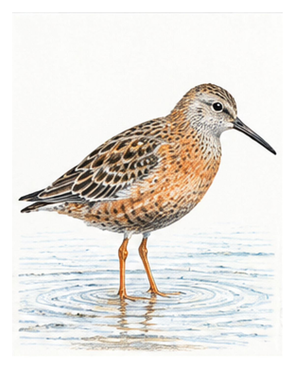 Sichelstrandläufer (Calidris ferruginea)