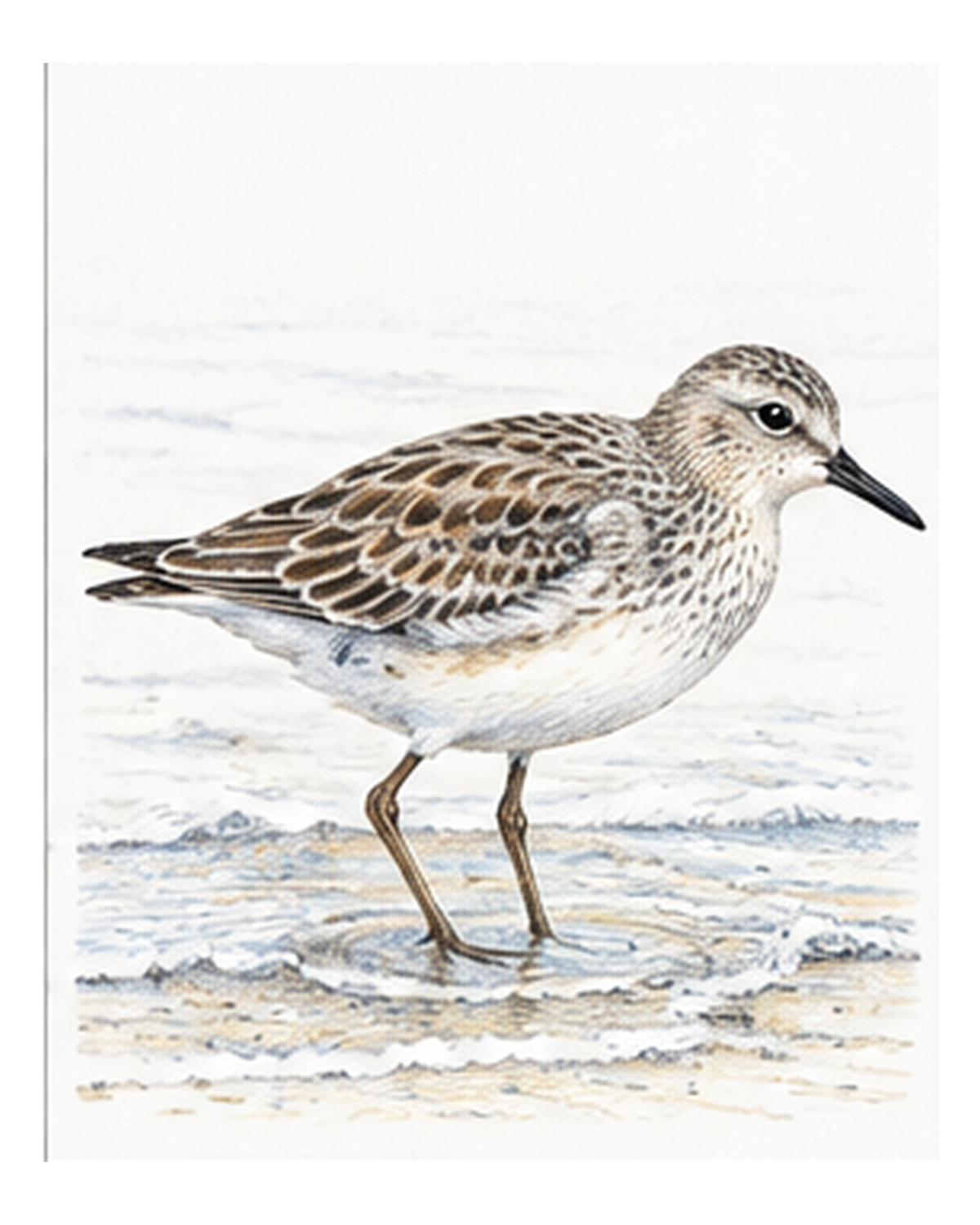 Temminckstrandläufer Temminckstrandläufer (Calidris temminckii)