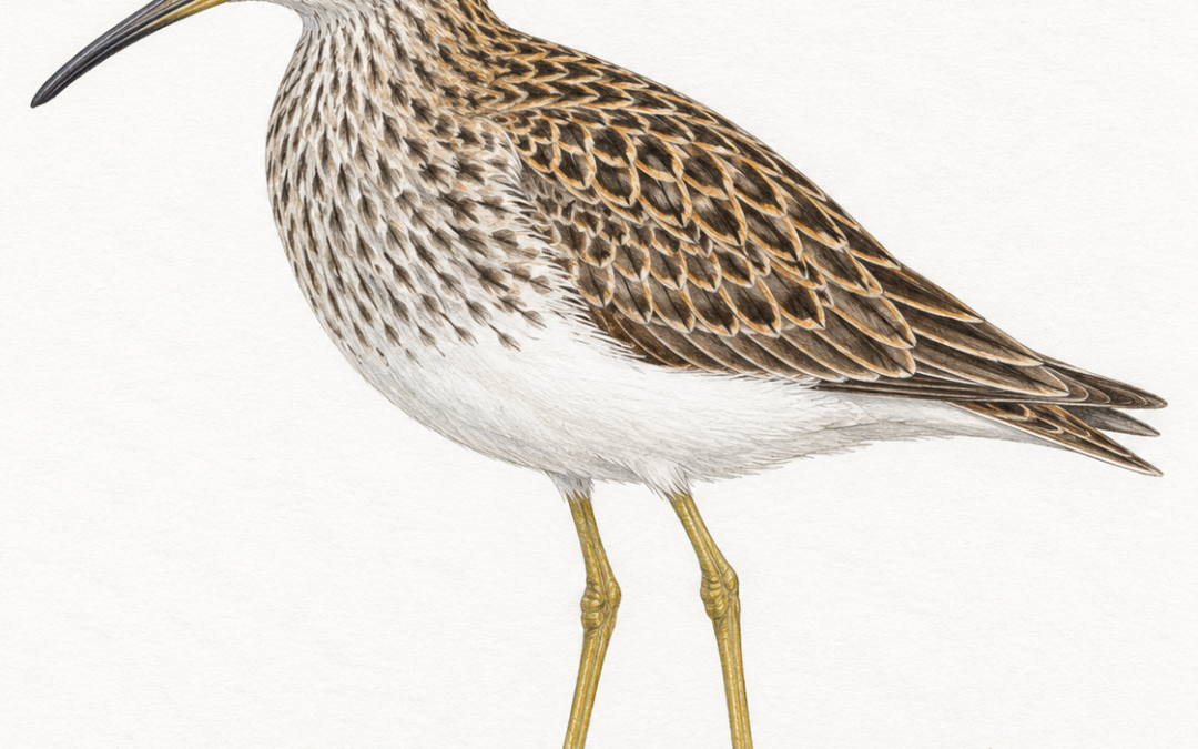 Graubrust-Strandläufer (Calidris melanotos)